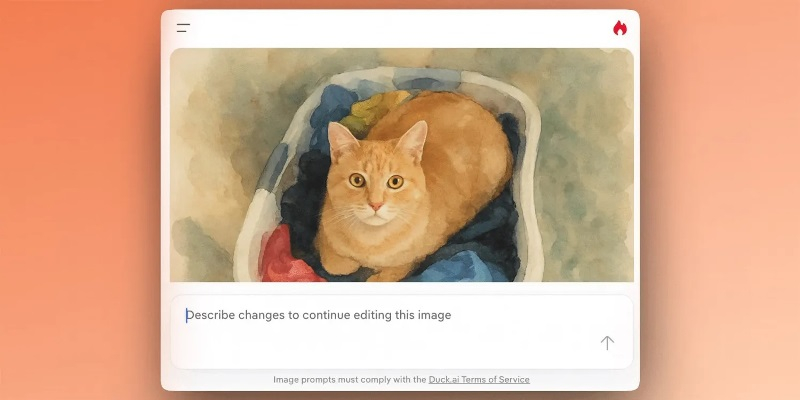DuckDuckGo hat den KI-Bot Duck.ai vorgestellt, der Bilder gemäß einer Textanfrage ändern kann.
