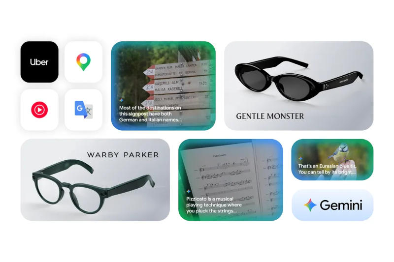 Google verspricht, bereits diesen Herbst intelligente Brillen für Android XR auf den Markt zu bringen, unter Einsatz von Gemini und einer breiten Palette an Designs.
