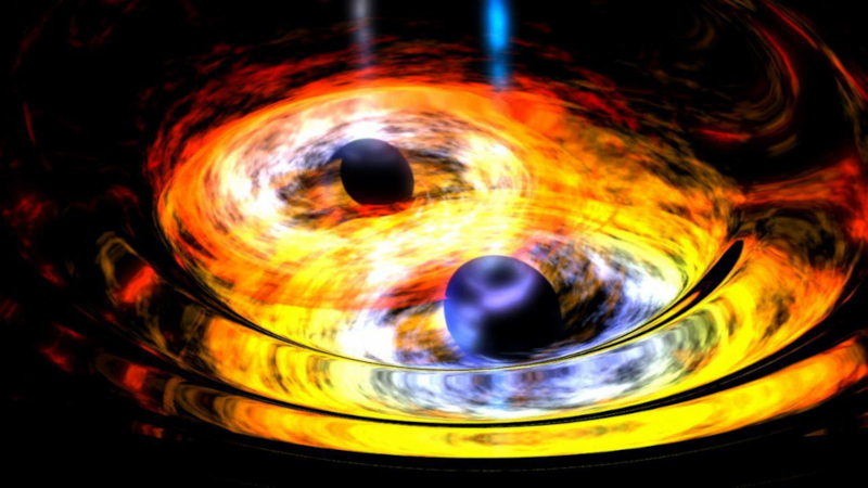 Schwarze Löcher mit den größten Massen entstehen nicht aus Sternen, sondern durch die Vereinigung großer Leerebereiche, haben Wissenschaftler entdeckt