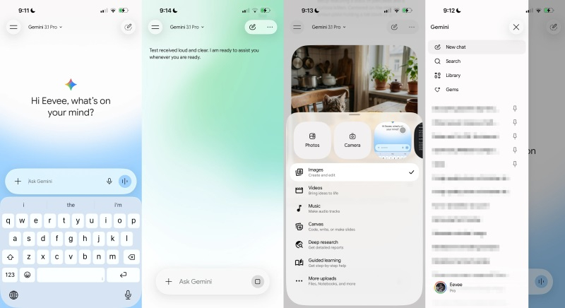Google hat das Erscheinungsbild und die Funktionalität der Gemini-App vollständig überarbeitet.