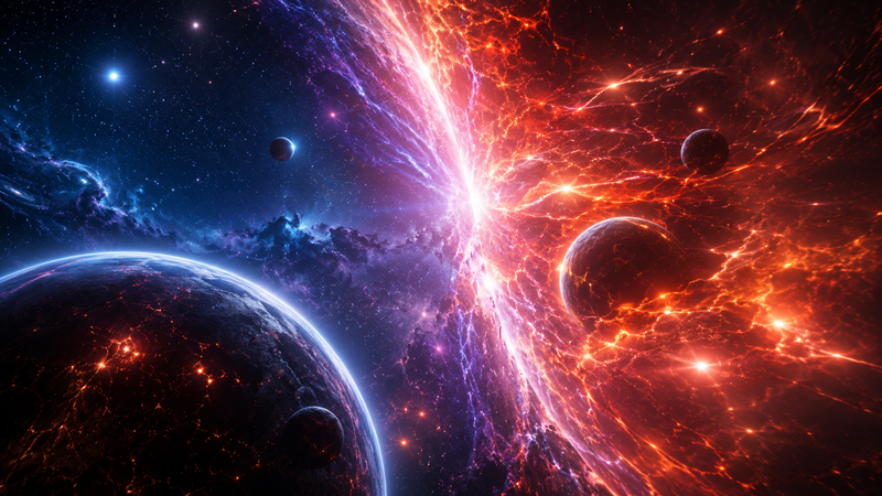 Chinesische Wissenschaftler demonstrierten erstmals den Prozess der Zerstörung des Universums im Modell des „falschen Vakuums“.