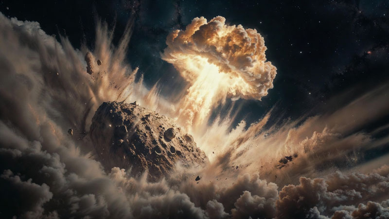 Vielleicht schützt eine Kernwaffe die Erde vor einem Asteroiden sicherer, als angenommen – haben Forscher ein Experiment durchgeführt