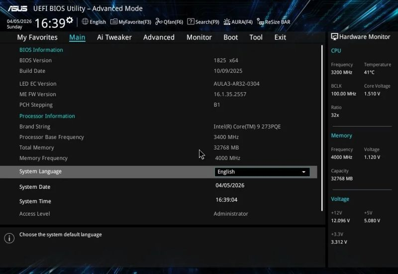 KI ermöglichte es, Windows auf einer inkompatiblen Kombination aus dem Intel Bartlett Lake-Prozessor und dem Motherboard Z790 zu starten