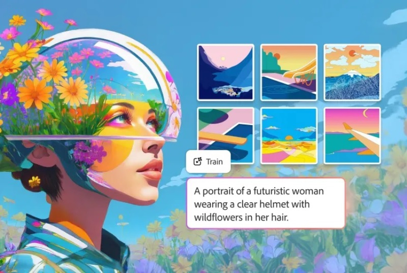 Adobe Firefly ermöglicht es jetzt, einen KI-Bildgenerator mit eigenen Arbeiten zu trainieren