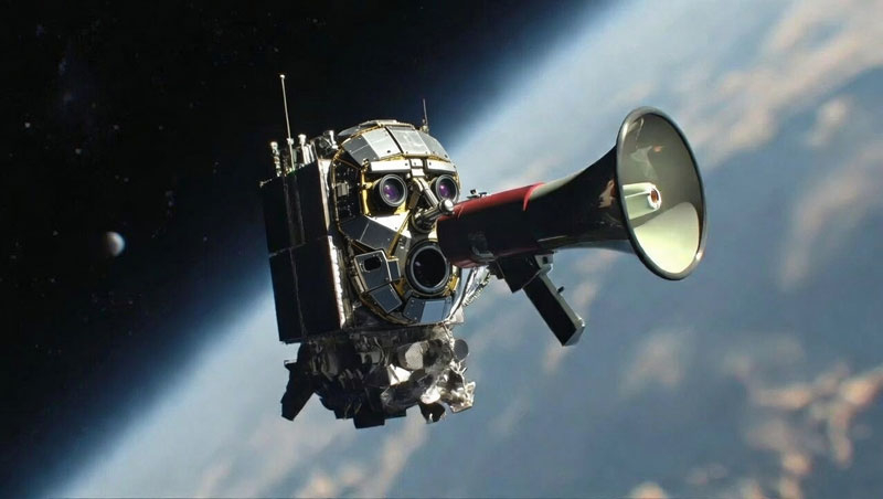 Boeing hat Satelliten trainiert, Telemetrie in eine für Menschen verständliche Sprache zu übersetzen, damit jeder Mensch sie verstehen kann.