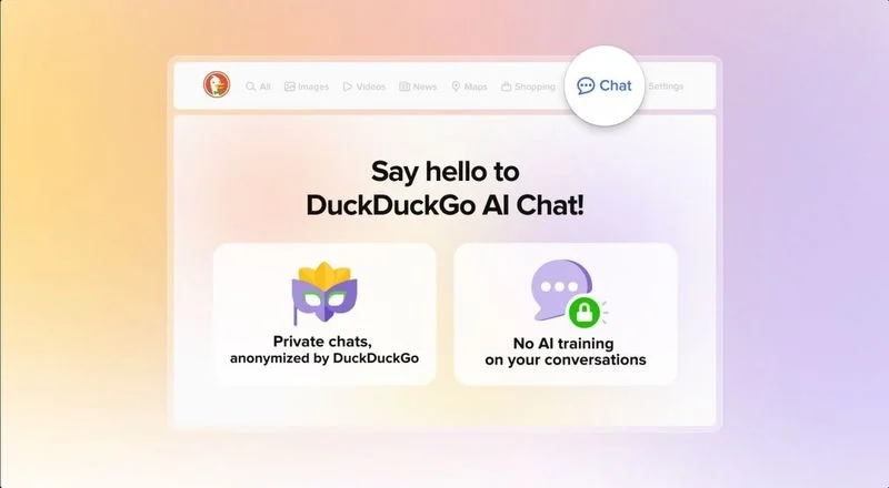 DuckDuckGo führt einen Sprachchat mit dem KI‑Bot Duck.ai ein und gewährleistet dabei die Datensicherheit.