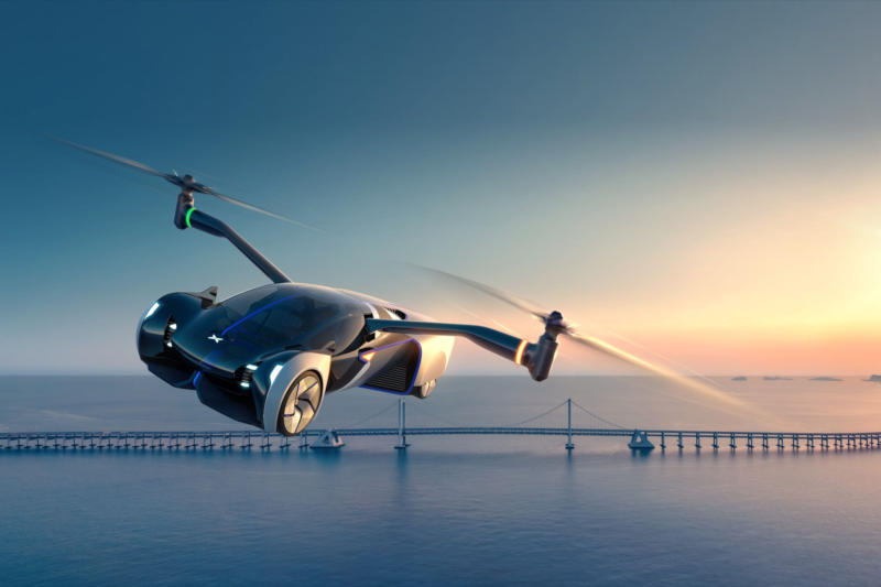 Xpeng aus China plant die Massenproduktion von fliegenden Autos bis zum Jahr 2027