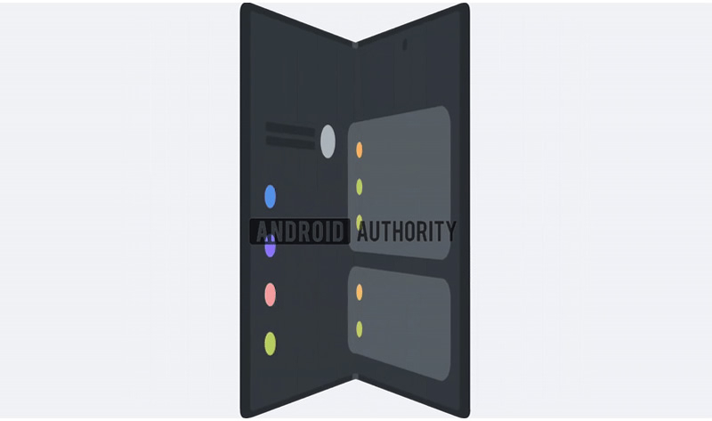 Samsung präsentiert das erste faltbare Telefon Wide Fold mit einem großen Bildschirm