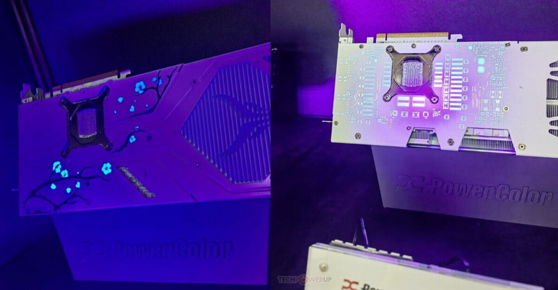 PowerColor hat die Radeon RX 9000-Karten vorgestellt, die im Ultraviolett leuchten.