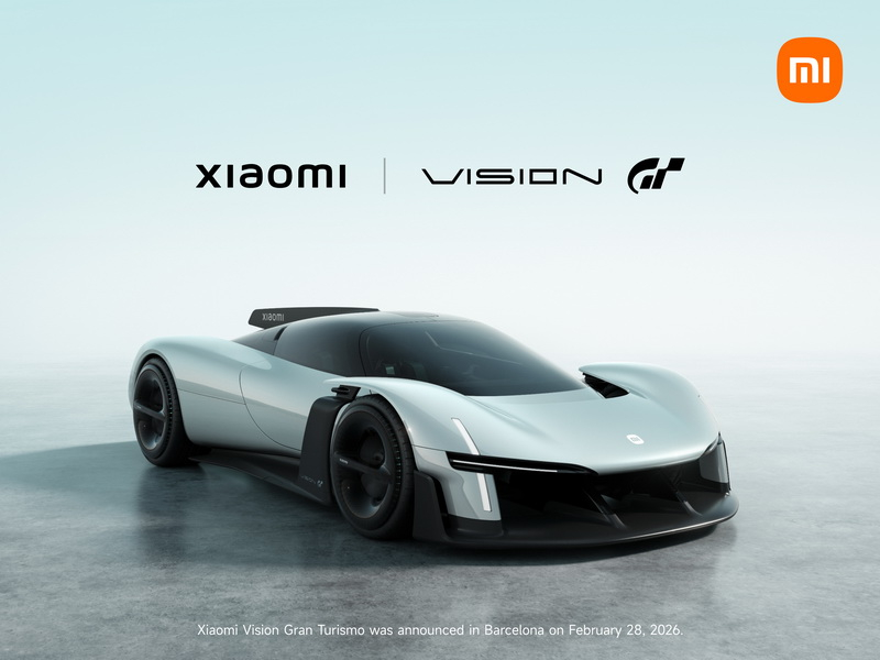 Xiaomi wird den virtuellen Hypercar Vision GT im Spiel Gran Tourism 7 starten und ihn auf dem MWC 2026 präsentieren.