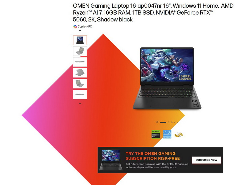 HP startet ein Abonnement für Gaming-Laptops ab 50 US-Dollar pro Monat ohne Kaufoption.