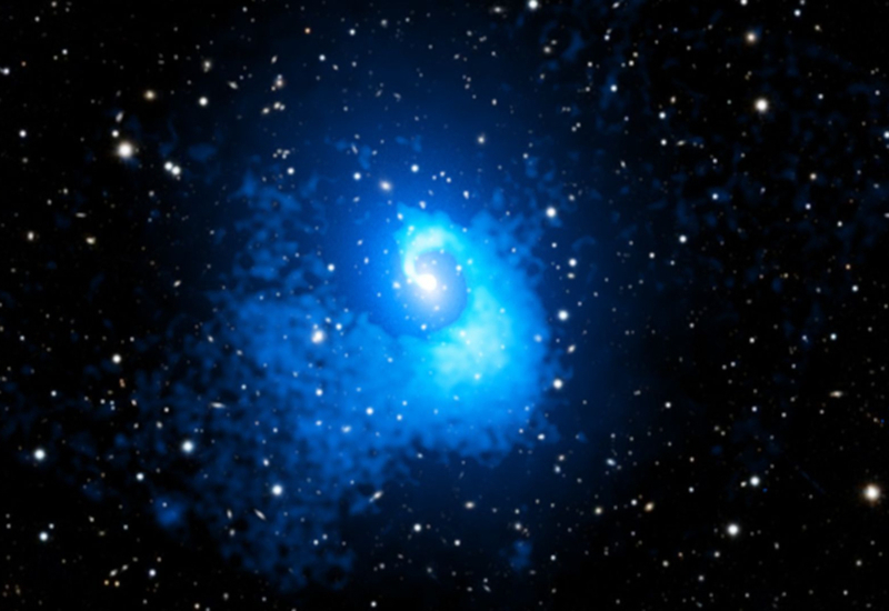 Die Beobachtungsstation „Chandra“ hat Anzeichen einer uralten kosmischen Kollision in dem scheinbar friedlichen Abell 2029-Cluster entdeckt.