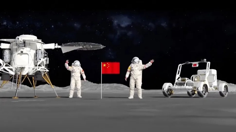 China plant zum ersten Mal Astronauten im Bereich des „geologischen Museums“ Rimaï-Bode auf die Mondoberfläche zu landen.
