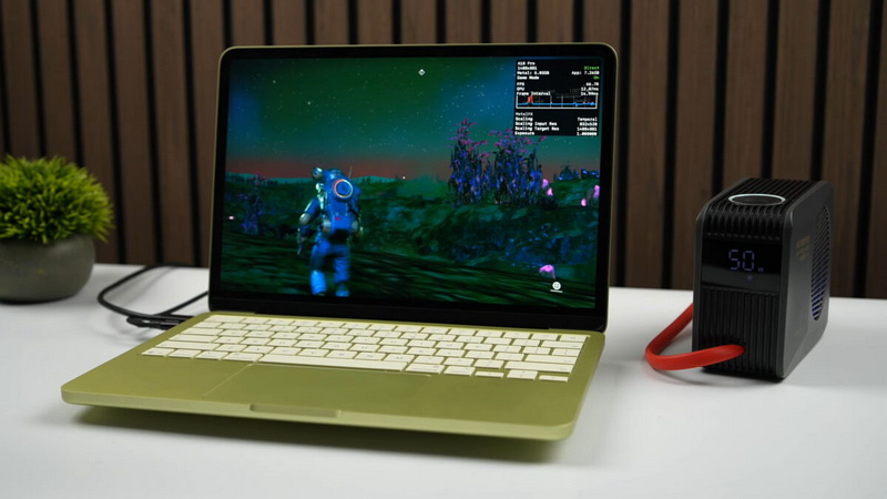 Der MacBook Neo hat einen Flüssigkeitskühler erhalten, und seine Leistung in No Man’s Sky ist nun verdoppelt.