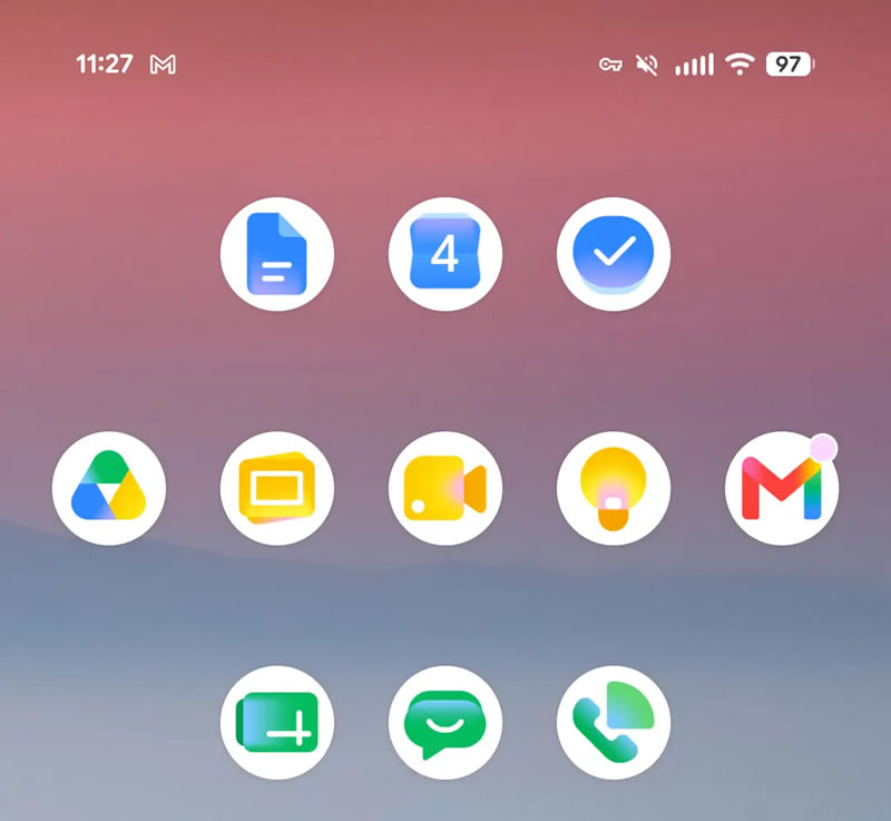 Google hat die App-Symbole von Workspace im Thema „Gemini‑Ära“ aktualisiert
