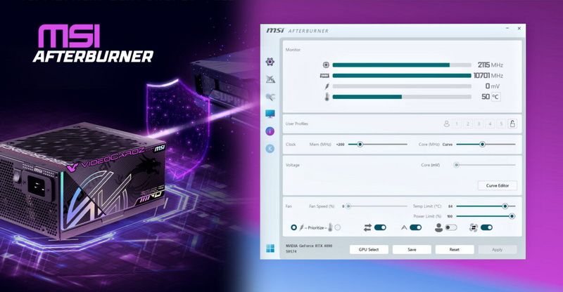MSI hat die Sicherheit von RTX 5000 und RX 9000 erhöht, indem es im Afterburner den Modus GPU Safeguard+ hinzufügte, um die Anschlüsse vor dem Schmelzen zu schützen.