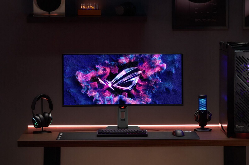 Asus hat den neuen tragbaren Touchscreen-Monitor ROG Strix XG129C (12,3”) sowie den Gaming-OLED-Monitor ROG Strix XG34WCDMS (34”) vorgestellt.