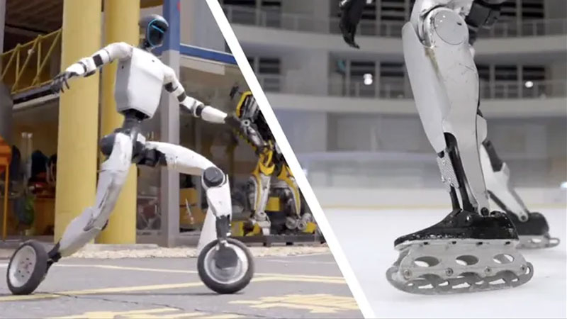 KI ließ menschenähnliche Roboter auf dem Eis Schlittschuh laufen, und wir haben uns so ein Hockey nicht erwartet.