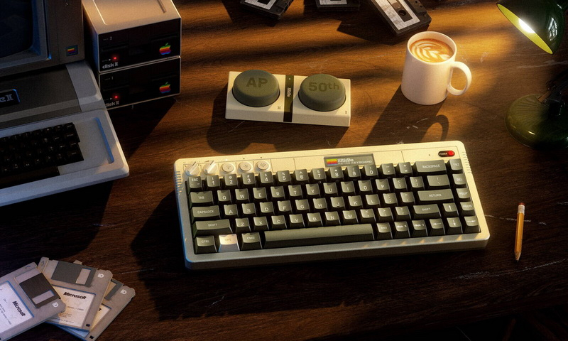 Eine mechanische Retro-Stil-Tastatur, die 8BitDo Retro 68 AP50 heißt, kostet 500 Dollar und ist von der Apple II inspiriert