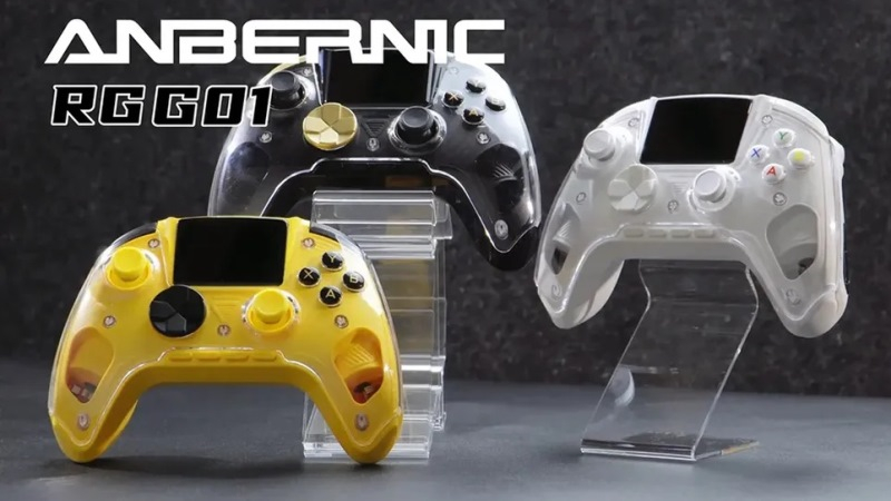 Der **Anbernic RG G01** debütiert als Spielcontroller mit integriertem Herzfrequenzsensor und Bildschirm.