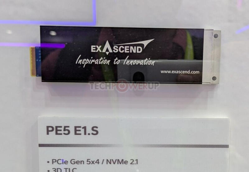 Exascend hat die ersten SSDs auf Basis des NVMe 2.1-Protokolls vorgestellt.