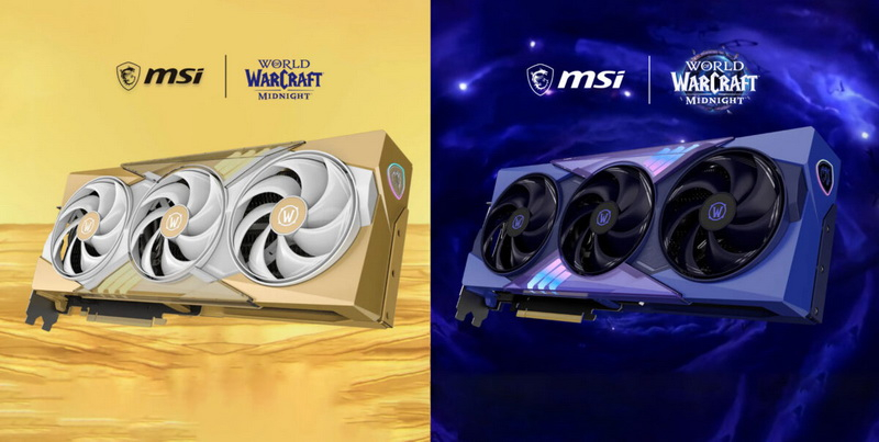MSI hat neue GeForce RTX 5070-Karten in den Versionen Light Edition und Void Edition vorgestellt, inspiriert von World of Warcraft: Midnight