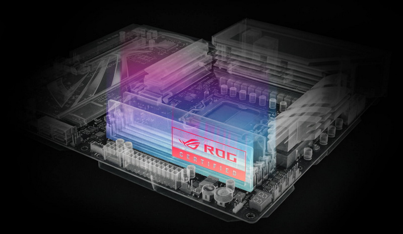 Asus bestätigte die Kompatibilität von 17 DDR5-Modulen mit den ROG-Motherboards.