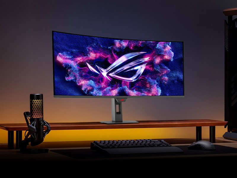 ASUS hat den neuen 34-Zoll-Monitor ROG Strix OLED XG34WCDMTG mit integrierten Smart-TV-Funktionen vorgestellt